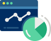 Cartoon image of a graph.